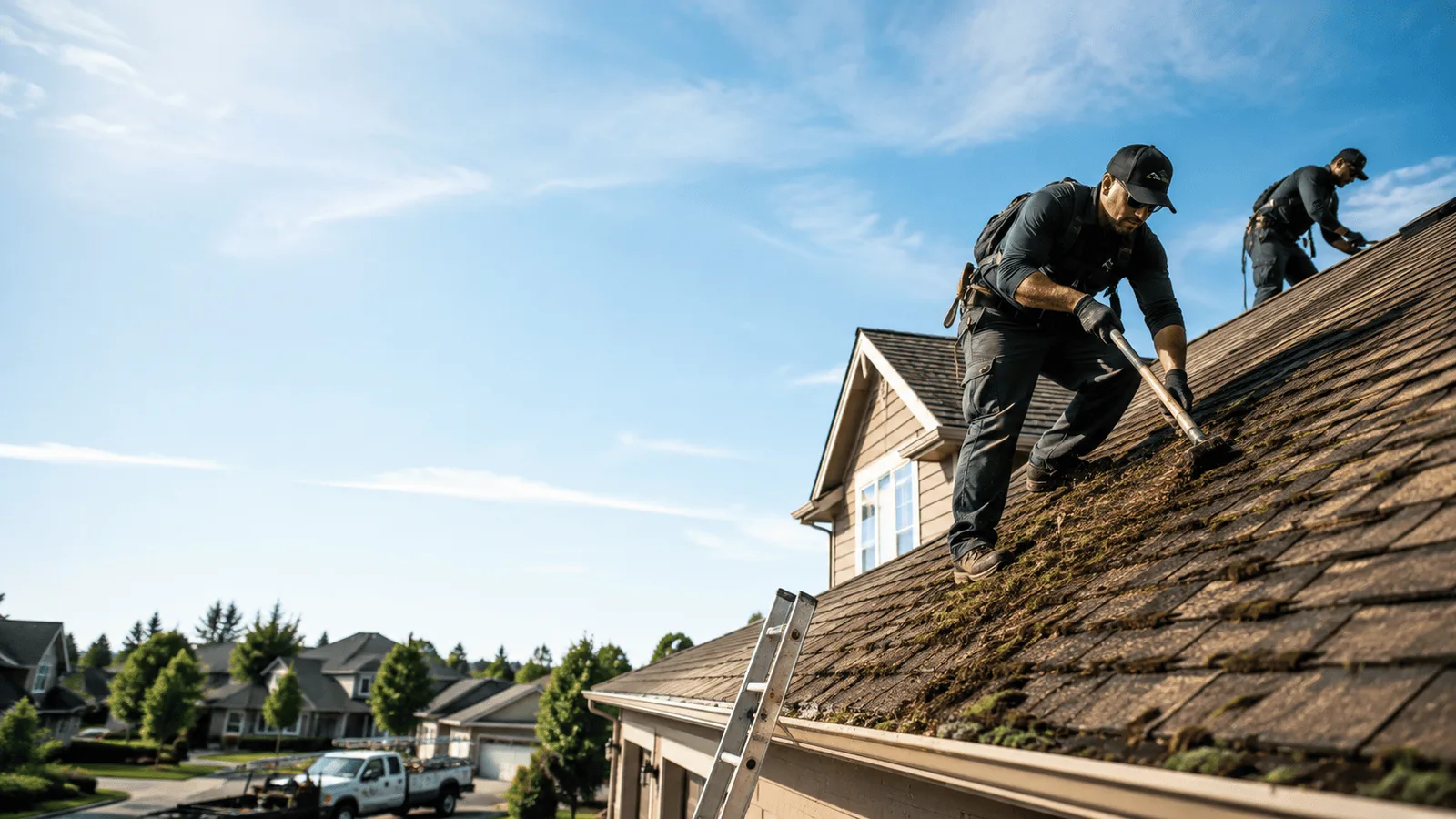 Roof Moss Removal in Le Roy, KS near me